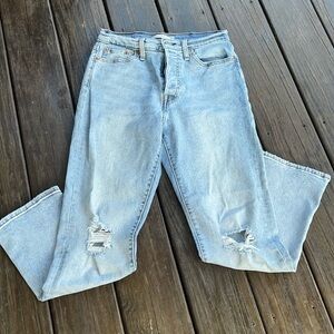 Women’s Levi’s “Wedgie Straight” Button-fly Jean